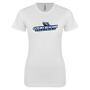 Thumbnail image for  Next Level Womens White Boyfriend Tee