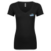 Thumbnail image for  Next Level Womens Black Ideal V Tee
