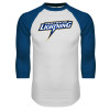 Thumbnail image for  White/Royal Raglan Baseball T Shirt