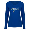 Thumbnail image for  Womens Royal Long Sleeve V Neck Tee 