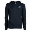 Thumbnail image for  ENZA Womens Navy Fleece Full Zip Hoodie