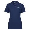 Thumbnail image for  Womens Silk Touch Navy Pique Polo