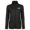 Thumbnail image for  Womens Black Heather Fleece Jacket