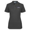 Thumbnail image for  Womens Silk Touch Charcoal Pique Polo