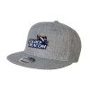 Thumbnail image for  Heather Grey Wool Blend Flat Bill Snapback Hat