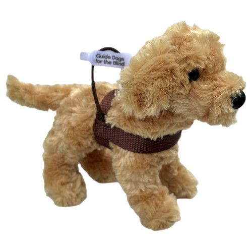  Working Dog in harness Plush Golden Retriever
