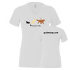 Thumbnail image for  Bella + Canvas Womens White V Neck Cotton T Shirt