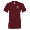 Thumbnail image for  Bella + Canvas Maroon Jersey Cotton T Shirt