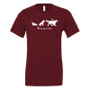 Thumbnail image for  Bella + Canvas Maroon Jersey Cotton T Shirt