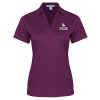 Thumbnail image for  Womens Purple Performance Fine Jacquard Polo