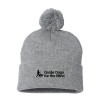 Thumbnail image for  Sportsman Heather Grey Pom Pom Cuffed Beanie