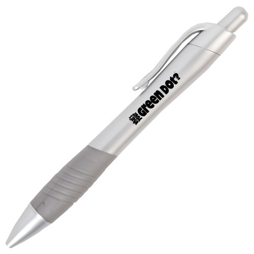 Metallic Mykonos Silver Pen-Whats Your Green Dot