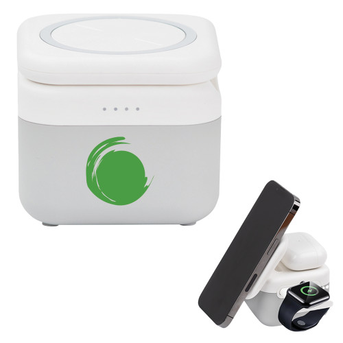 3 in 1 Mag Max Modularized Wireless Charger-Green Dot