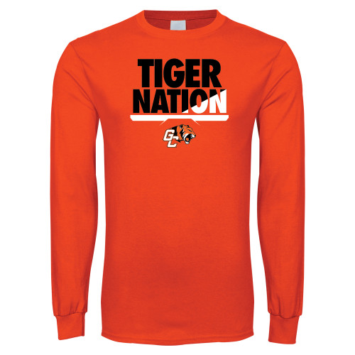 Long-Sleeve Orange/Navy Tiger T-Shirt – Mustard & Ketchup Kids