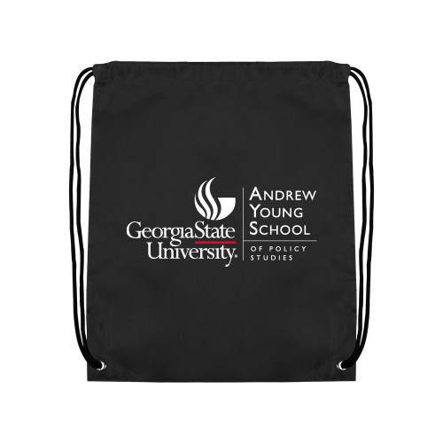  Black Drawstring Backpack - Andrew Young School of Policy Studies