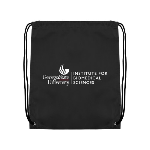  Black Drawstring Backpack - Institute for Bio Medical Sciences