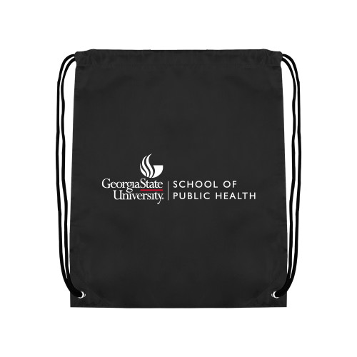  Black Drawstring Backpack - School of Public Health