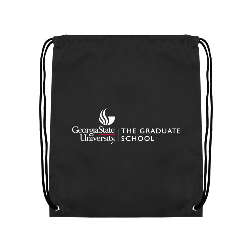  Black Drawstring Backpack - The Graduate School