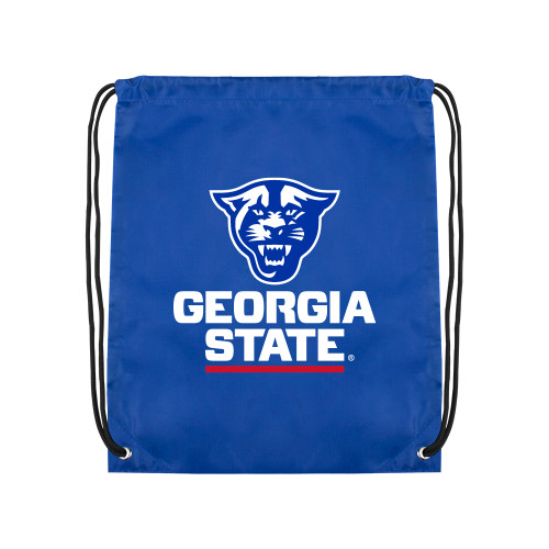 Georgia State Royal Drawstring Backpack