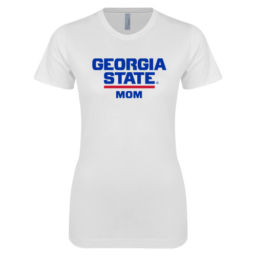 Georgia State Next Level Womens White Boyfriend T