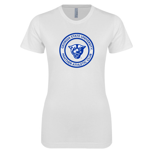 Georgia State Next Level Womens White Boyfriend T