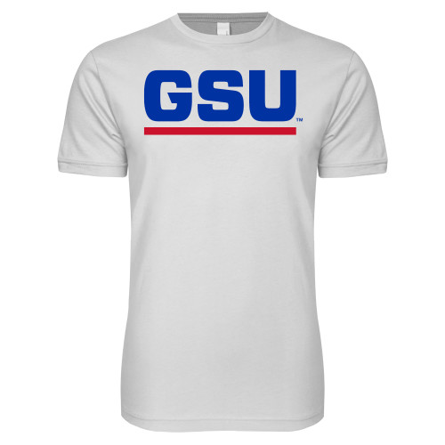 Georgia State Next Level White SoftStyle T Shi