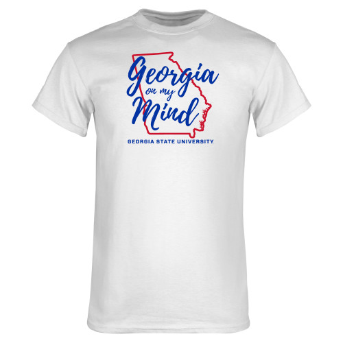 Georgia State White T Shi