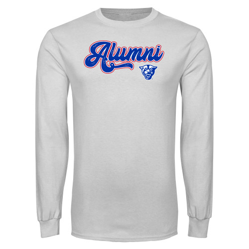 Georgia State White Long Sleeve T Shi