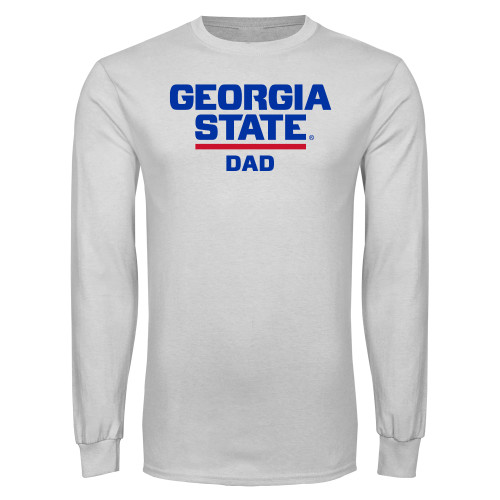 Georgia State White Long Sleeve T Shi