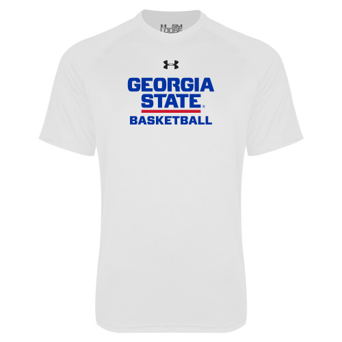 Georgia State Under Armour White Tech T