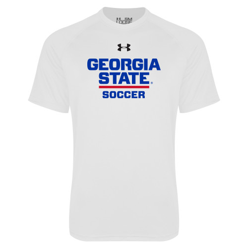 Georgia State Under Armour White Tech T