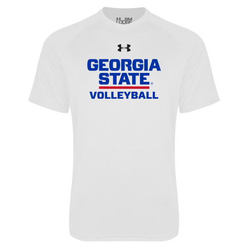 Georgia State Under Armour White Tech T