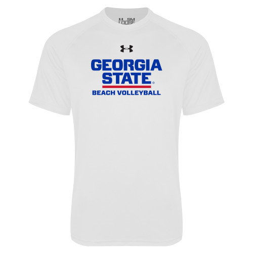 Georgia State Under Armour White Tech T