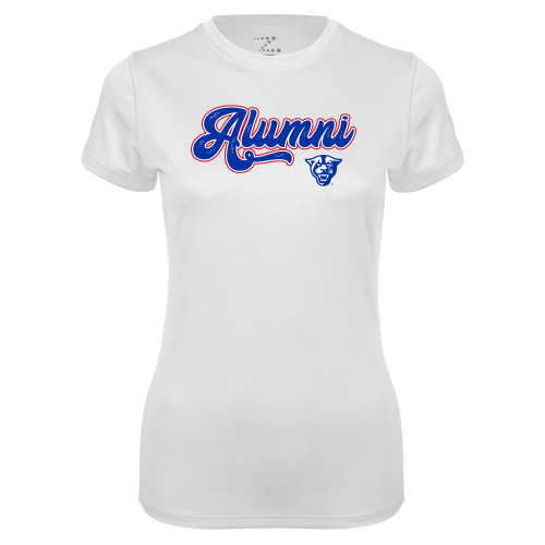 Georgia State Womens White Performance T