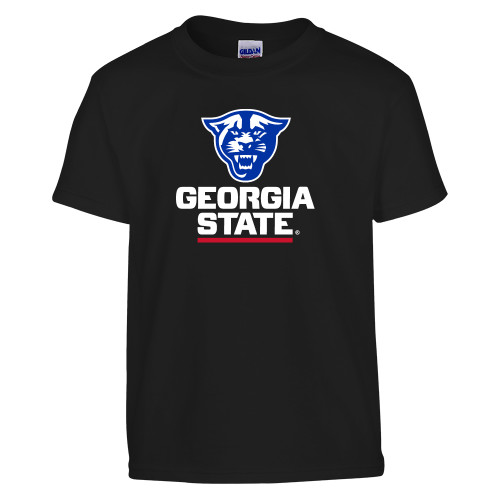 Georgia State Youth Black T Shirt