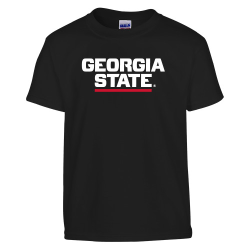 Georgia State Youth Black T Shirt