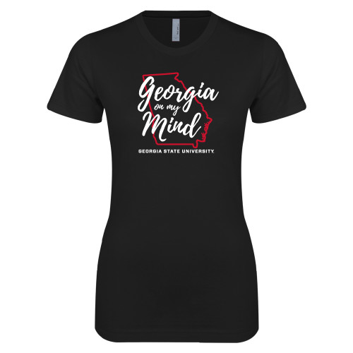 Georgia State Next Level Womens Black Boyfriend T