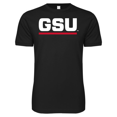 Georgia State Next Level Black SoftStyle T Shi