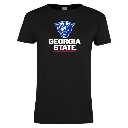 Georgia State Womens Black Short Sleeve T