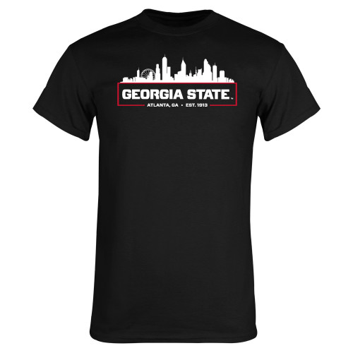  Black T Shirt - Atlanta Skyline