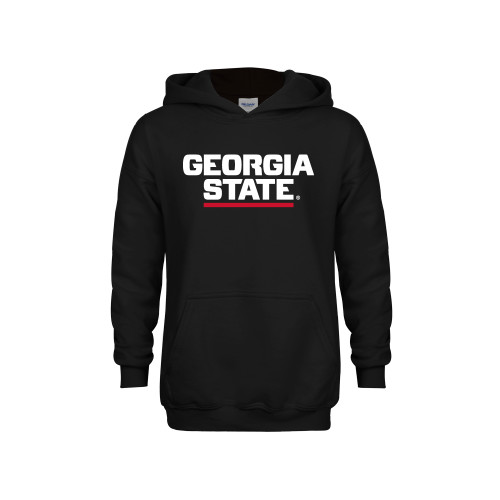 Georgia State Youth Black Fleece Hood