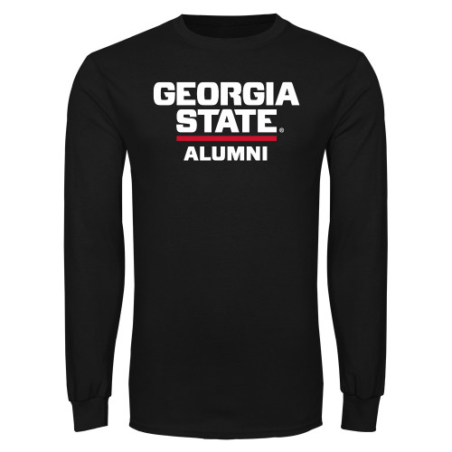  Black Long Sleeve T Shirt - GSU Alumni