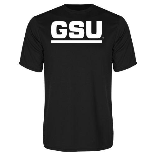  Black Performance Tee - GSU Logo