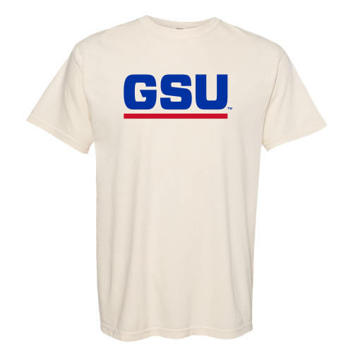 Comfort Colors Ivory T Shirt - GSU Logo