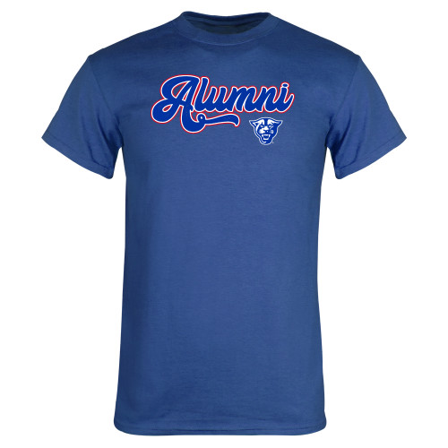  Royal T Shirt - GSU Alumni Script