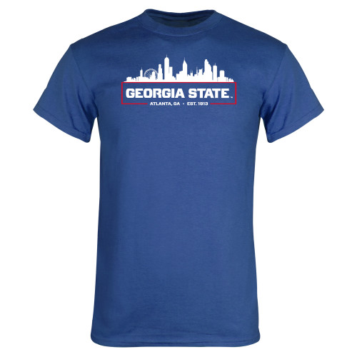  Royal T Shirt - Atlanta Skyline