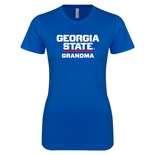  Next Level Womens Royal Boyfriend Tee - GSU Grandma