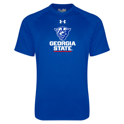  Under Armour Royal Tech Tee - UA Georgia State Wordmark