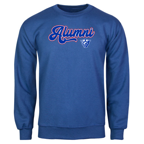  Royal Fleece Crew - GSU Alumni Script