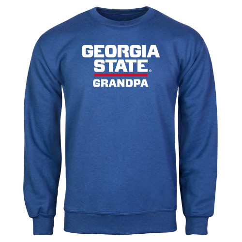  Royal Fleece Crew - GSU Grandpa